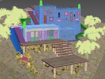 ANCIENT STONE BUILDING 3D model