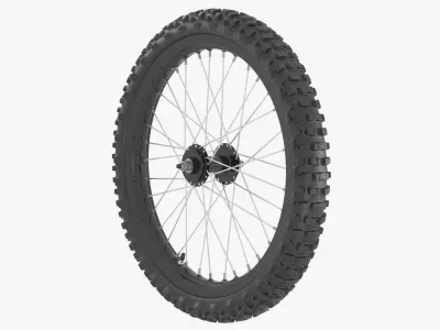 wheel 02 3D model purchase