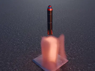 Missile silo 3D model