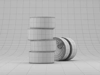 CANNED TUNA 3D model