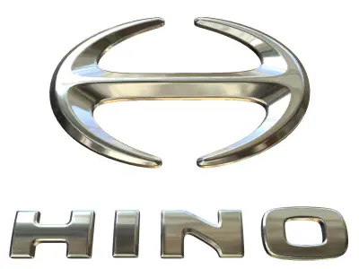 hino logo 3D model