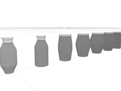 LB Pots Elysia 3D model