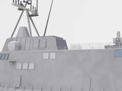 uss independence lcs 2 Low-poly 3D model