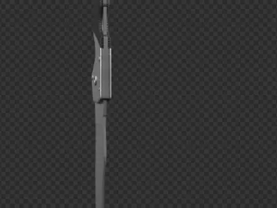 Falchion Knife CS2 Low-poly 3D model