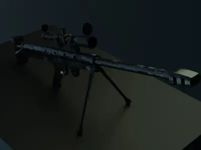 Lar Grizzly Rifle 3D model