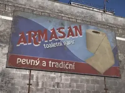 bilboard armasan toilet paper billboard Free 3D model