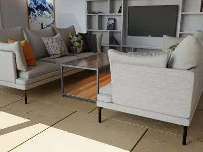 Couch Williams 302 Free 3D model