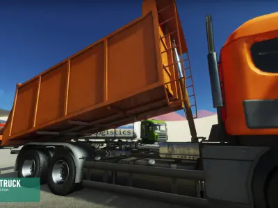 Big truck - construction vehicle 3D model