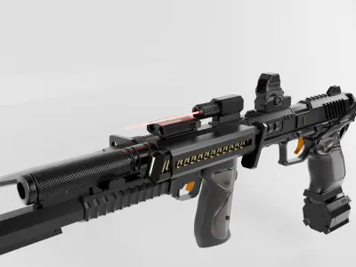 FREE Pistol Modifications With Pistol Free 3D model