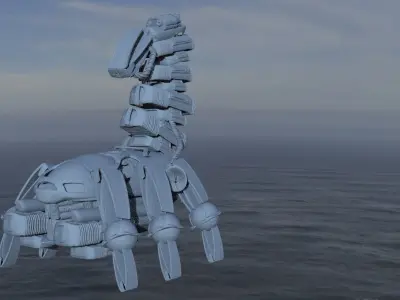 Scorpion Tank 3D model