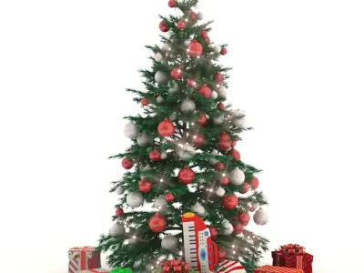 Christmas Tree with Gifts 3D model get