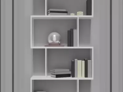 Shelf VAYS white 3D model