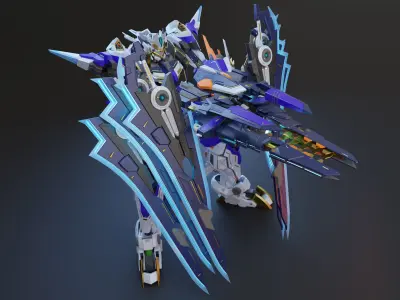 XC01 - Original Mecha Design 3D model