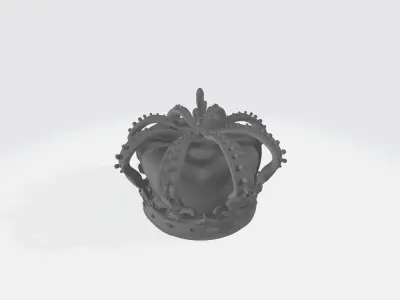 Crown king mesh 3D model