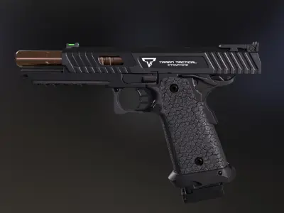 STI 2011 Combat Master Taran Tactical John Wick pistol Low-poly 3D model