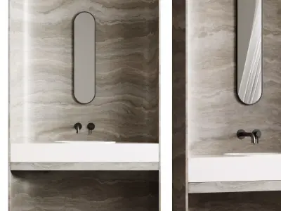 Bathroom furniture 6 3D model