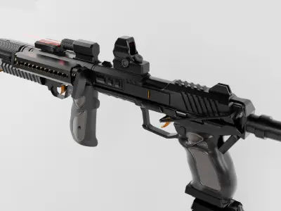 FREE Pistol Modifications With Pistol Free 3D model