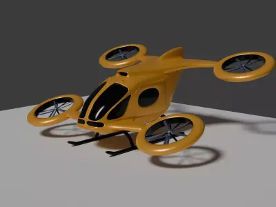 EVTOL 3D model
