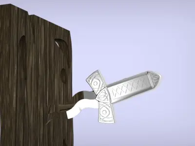 Daggerous dagorous sword Free 3D model