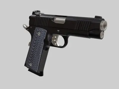 MAGNUM DESERT EAGLE 1911 g 45ACP Low-poly 3D model