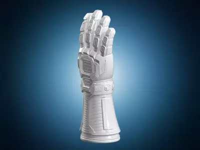 Sci-Fi Gauntlet 3D Print Model 3D print model
