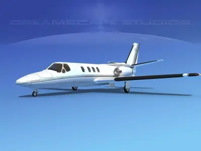 Cessna 500 Citation I V08 3D model