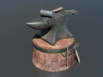 Medieval Assets Free low-poly 3D model