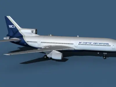 Lockheed L-1011-50 Air Charter Intl 3D model