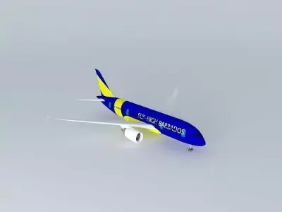 FlyHigh Barbados Flyhigh Barbados Boeing 7878 Free 3D model