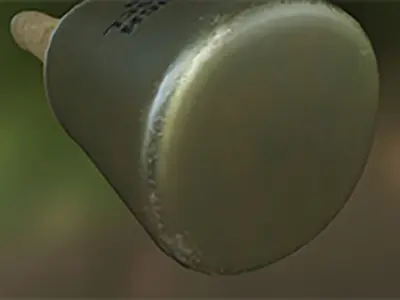 German Handgrenade WW2 Low-poly 3D model