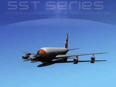 Boeing KC-135E Stratotanker LPSS V07 3D model