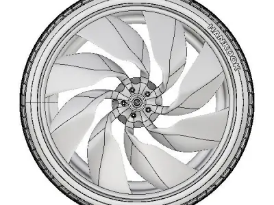car rim design 3D model