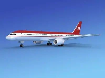 Boeing 757-200 LTE Intl Airways 3D model