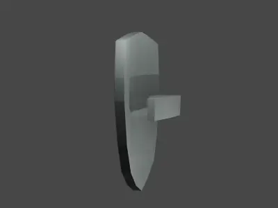 shield Low-poly 3D model