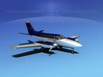Cessna 404 Titan Executive Connection 3D model