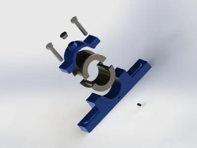 Journal bearing Free 3D model