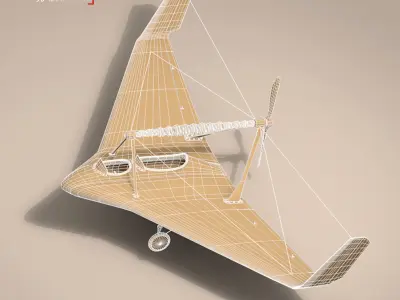 Rubber airplane 3D model