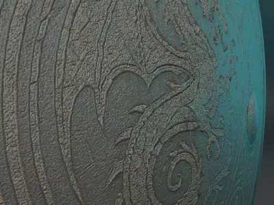 Dragon Shield 3D Model 3D model