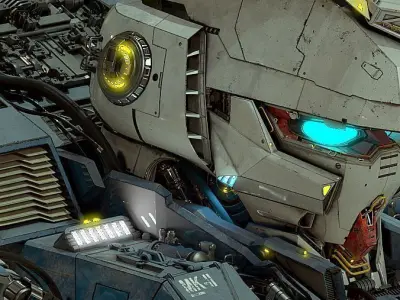 Gundam Face 3D model