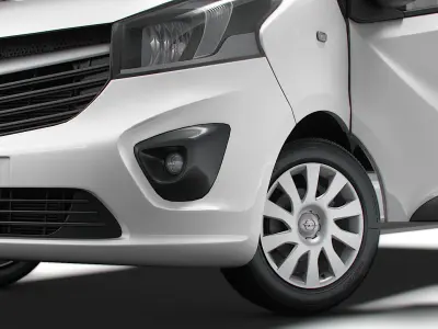 Opel Vivaro Van L2H1 Tailgate HQInterior 2019 3D model