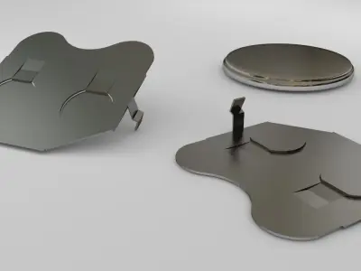 Battery Holder CR2032 3D model