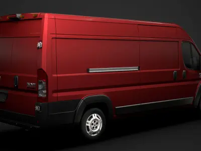 Ram Promaster Cargo 3500 HR 159WB EXT 2020 3D model
