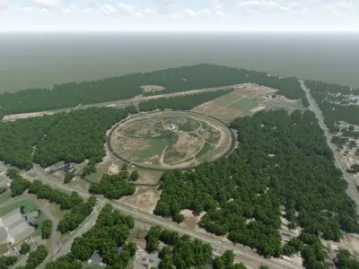 Kittyhawk North Carolina Birthplace of Aviation 3D model