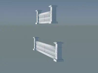 3D Balustrade 3D print model