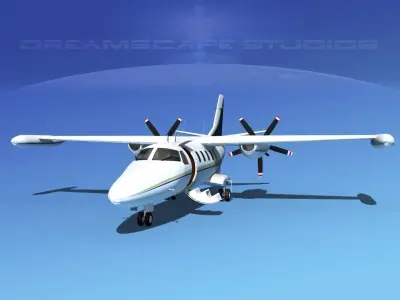 Dreamscape AF-44 Star Executive V04 3D model
