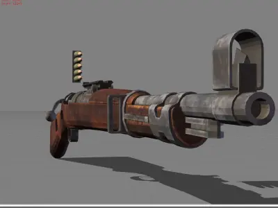 Kar98k Low-poly 3D model