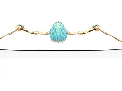 Stage oiseaux Low-poly 3D model