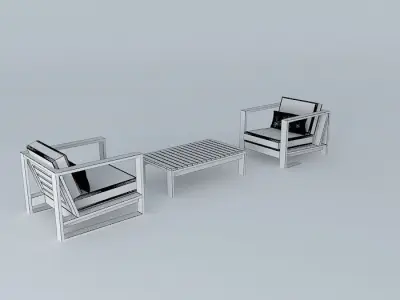 balcony furniture Free 3D model
