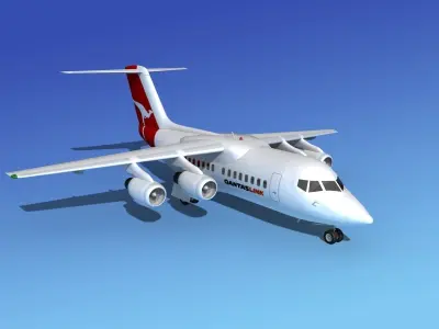 BAe 146-100 Qantas Link 3D model