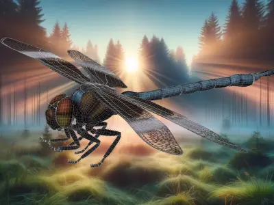 Nature s Helicopter The Dragonfly free nsect Inspector Low-poly 3D model